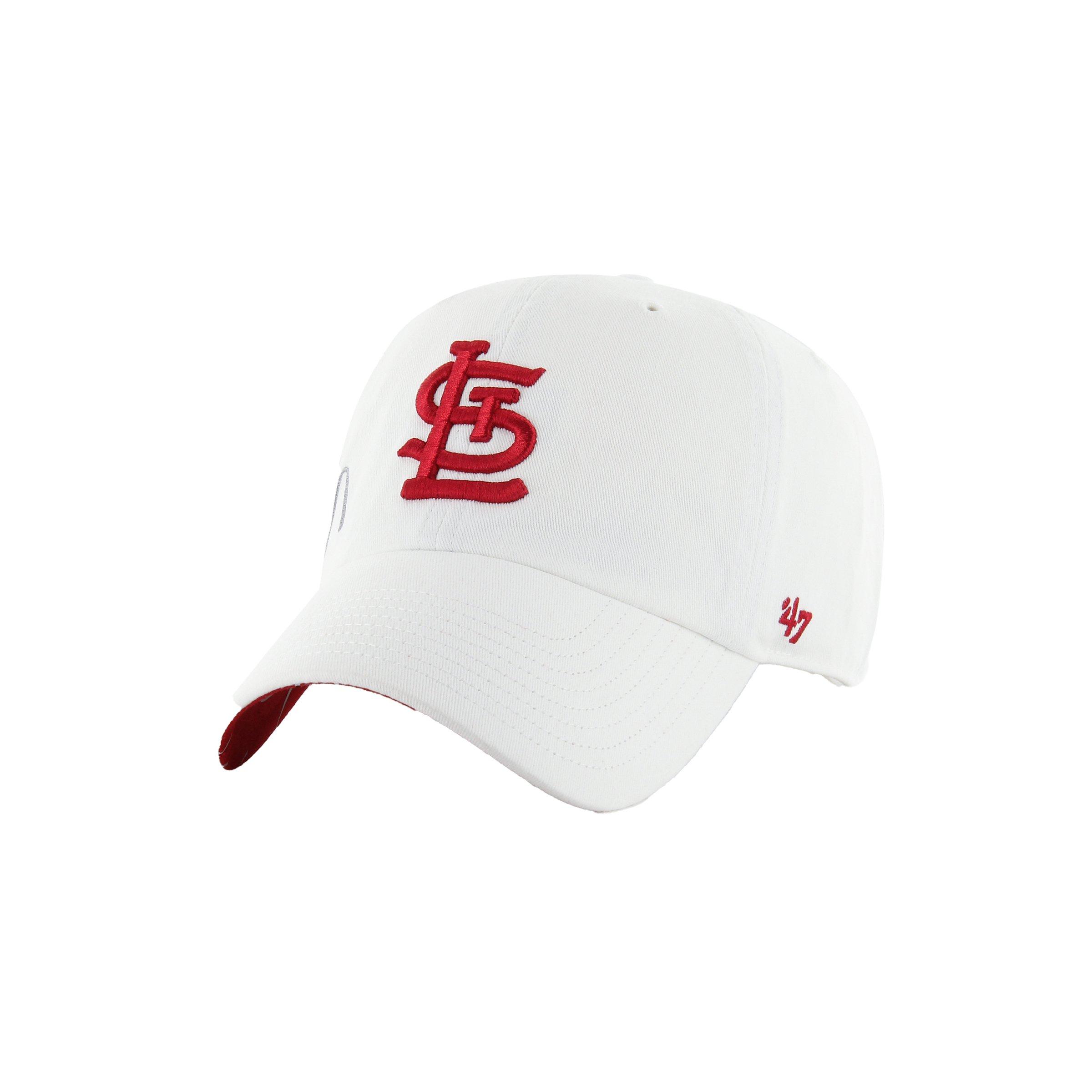 47 St. Louis Cardinals Arch Cleanup Snapback Hat - White/Red - WHITE/RED